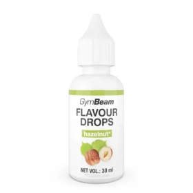 Flavour Drops - GymBeam (lískový ořech, 30 ml) (9037-5-hazelnut)