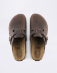 Birkenstock Boston Oiled Leather Dark Brown 42