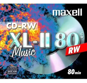 Maxell CD-RW Audio / CD-RW médium / 80 min / JewelCase / 1 ks (MX624865)