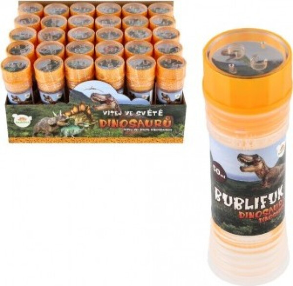 Bublifuk 50 ml dinosauři