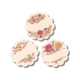 Dortisimo Nejedlá marcipánová dekorace Bombasei Květiny (12 ks)