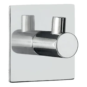 Spirella METI hranatý samolepící háček lesklá nerezová ocel / 45 x 45 mm (7610583139832)