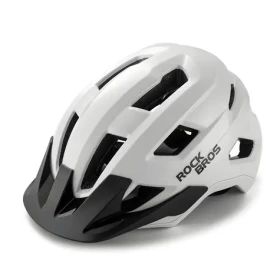 Rockbros LK-67 bílá / Dětská cyklistická helma / odnímatelný kšilt / velikost 54-58 cm (5907769382352)