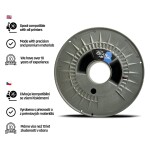 PLA filament Extrafill Rapunzel Silver 1,75 mm 1 kg Fillamentum