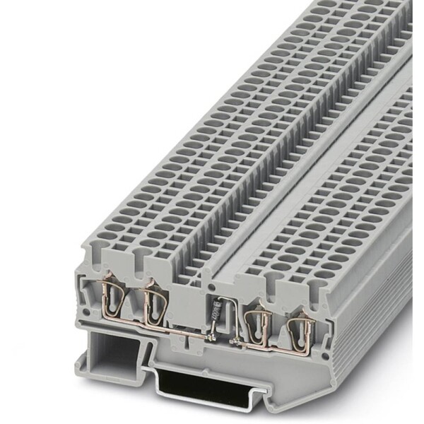 Phoenix Contact 3036233 řadová svorka pro konstrukční prvky 5.2 mm pružinová svorka šedá 50 ks