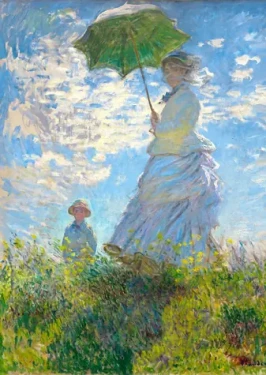 ENJOY Puzzle Claude Monet: Žena se slunečníkem