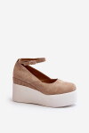 Dámské béžové espadrilky Malla Wedge