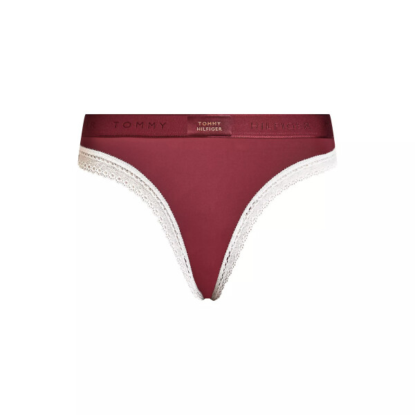 Dámské kalhotky BIKINI UW0UW04813 VLP vínové Tommy Hilfiger