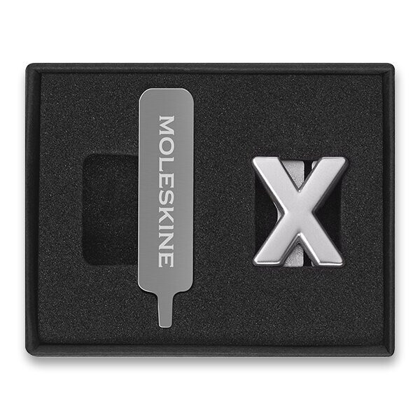 Ozdoba na zápisník Moleskine, písmena abecedy - písmeno X