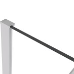 CERANO Profil pro sprchové zástěny Walk-in Onyx - 8 mm - bílá matná - 15 mm