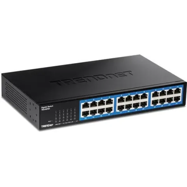 TRENDnet TEG-S25D / Switch / 24-port Gigabit / 48 Gbit/s / bez ventilátoru / kovové provedení (TEG-S25D)
