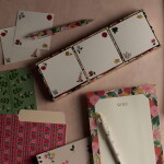 Rifle Paper Co. Sada samolepicích bločků Dahlia, multi barva, textil