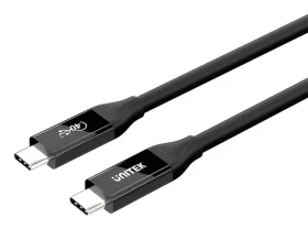 Unitek C14100ABK01 černá / Kabel USB-C na USB-C / USB4 Gen 2x2 / 40 Gbit/s / 240 W / 2 m (C14100ABK01-2M)