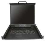 19" StarTech Rackmount KVM konzole / KVM konzole / LCD 1280x1024 / 8 portů / 1U (RKCONS1908K)