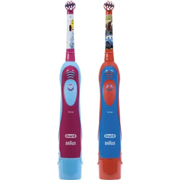 Oral-B Stages Power Kids D2 Cars / Elektrický dětský zubní kartáček / oscilační / 1 režim / 2x AA baterie (293873)