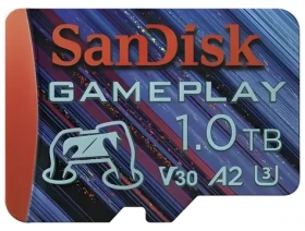 SanDisk GamePlay microSDXC 1TB / Micro SD karta / UHS-I / U3 / čtení: 190 MB/s / zápis: 130 MB/s (SDSQXAV-1T00-GN6XN)