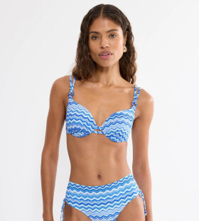 MIX & MATCH SUMMER – Podprsenka na plavky s kosticemi a polstrovanými košíčky Triumph BLUE 42C