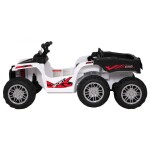 Mamido Dětská elektrická čtyřkolka Quad Sport TX ATV bílá