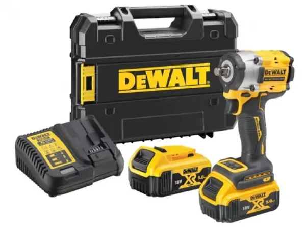 DeWalt DCF921P2LRT / Aku rázový utahovák s bezuhlíkovým motorem / 18V XR / 2x 5.0Ah (DCF921P2LRT)