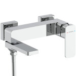 CERANO - Vanová nástěnná baterie Zenira s příslušenstvím - chrom CER-605257