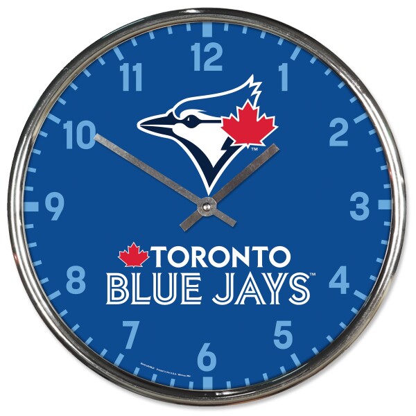 Hodiny Toronto Blue Jays MLB Chrome Team Design