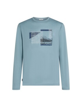 ICEBREAKER Mens Mer 150 Tech Lite LS Tee Peak Bal, Flint Blue velikost: L