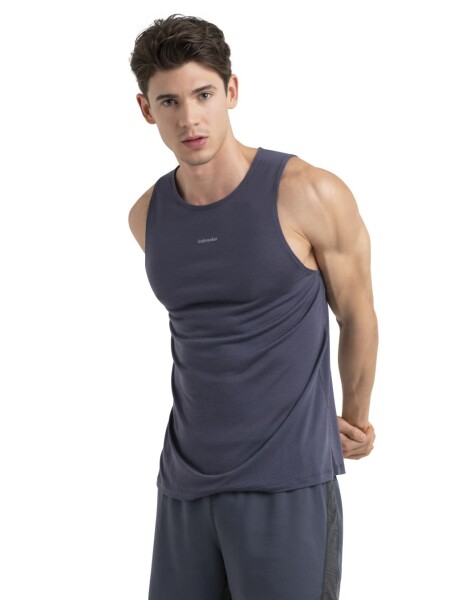 Pánské merino tílko ICEBREAKER Mens 125 Cool-Lite Speed Tank, Graphite velikost: M