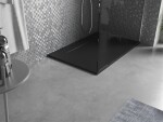 MEXEN - Egon obdélníková sprchová vanička SMC 100 x 80 cm, černá 4R708010