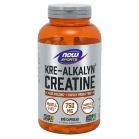 Kre-Alkalyn® Kreatin - NOW Foods (120 kaps.) (47809-1-120caps)