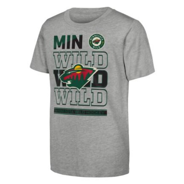 Outerstuff Dětské tričko Minnesota Wild NHL Timeless Ss Tee Velikost: Dětské M (9 - 11 let)
