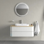 DURAVIT - Happy D.2 Plus Umyvadlová mísa zápustná 600x400 mm, bez přepadu, WonderGliss, bílá 23596000001