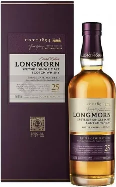 Longmorn Triple Cask Matured 2019 25 YO / Whisky single malt / Speyside / 52,2 % vol. / 0,7 l (5000299625019)