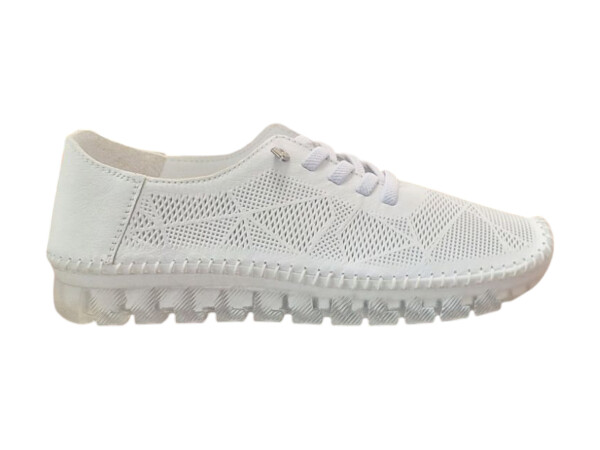 Wild 16698 White Dámské celokožené boty 42