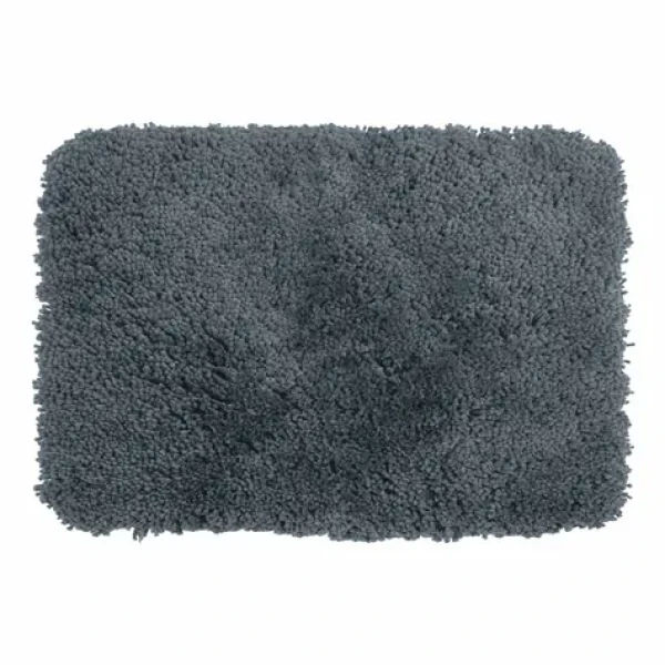 Spirella HIGHLAND koupelnová předložka vysoký vlas 60 x 90 cm tmavě šedá / mikrovlákno (7610583130853)