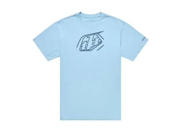 Troy Lee Designs Badge pánské triko krátký rukáv Dawn Blue vel. M
