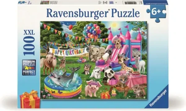 Ravensburger Puzzle: Zvířecí narozeninová párty