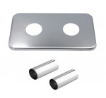 HOPA - Středový ventil, krycí rozeta a krycí trubičky - Barva - Chrom RDROZTRSTC