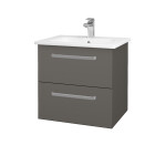 Dřevojas - Umyvadlová skříňka GIO SZZ2 60 - N06 Lava / Úchytka T01 / N06 Lava 202118A