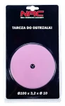 NAC Brusný kotouč na broušení řetězu 100x10x3,2 mm / Pro ostřičky řetězů (D100-F)