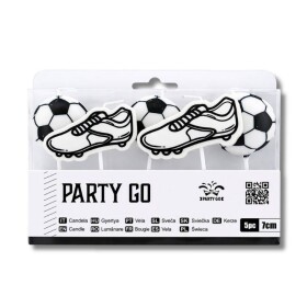 Dortisimo Svíčky Fotbalové míče a kopačky (5 ks)