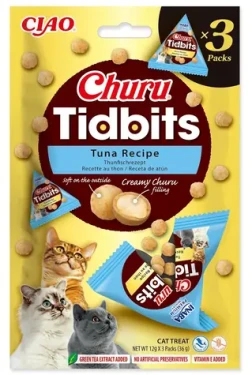 Churu Tidbits tuňák / Pamlsek pro kočky / 3x12 g (683-731890)