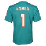 Nike Dětský dres Miami Dolphins NFL Tua Tagovailoa #1 Game Aqua (YOUTH)