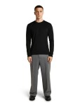 Pánské merino triko dlouhý rukáv ICEBREAKER Mens 300 15,5 MerinoFine LS Tee, Black velikost: S