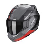 Moto přilba Scorpion Exo-Tech Evo Genre šedo/černo/červená - XS