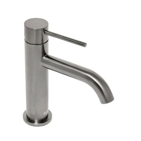 Umyvadlová baterie SAT Aurum bez výpusti broušený gun metal SATBAUR271BGM SATBAUR271BGM