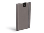 Týdenní diář 2027 MFP 90x170mm T806 PU s gumkou šedý