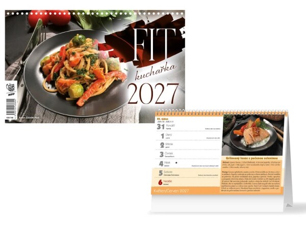 Stolní kalendář 2027 MFP FIT kuchařka