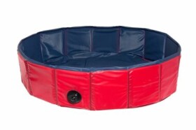 Karlie bazén pro psy červeno/modrý 160 x 30 cm
