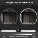 CERANO - Koupelnové LED zrcadlo Rondo - Ø 120 CER-NT2153-120