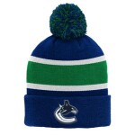 Outerstuff Dětská zimní čepice Vancouver Canucks NHL Cuffed Beanie With Pom